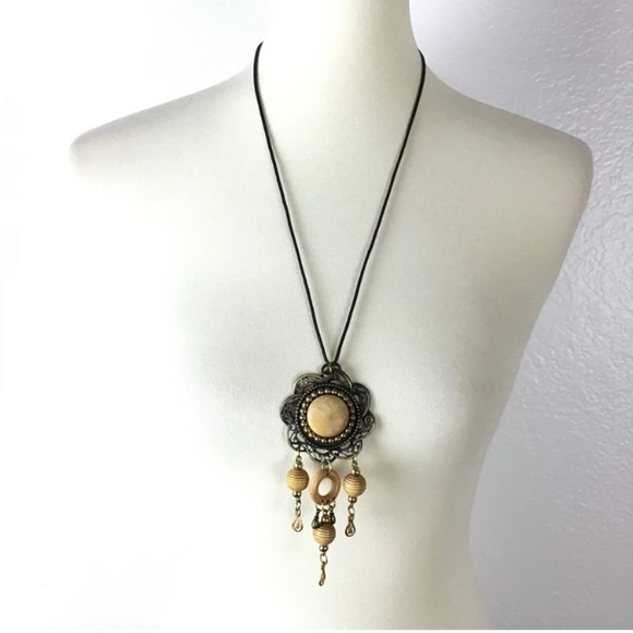 Necklace Boho Beaded M Size - Picture 1 of 5